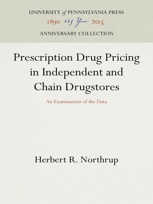 cover image of Prescription Drug Pricing in Independent and Chain Drugstores